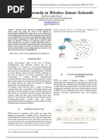 A Survey of Security in Wireless Sensor Networks: Aditi Rani, Sanjeet Kumar