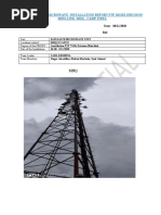 Installtion Report For PTP Ericsson Mini-Link Mhq-Ucatex 7ghz Link