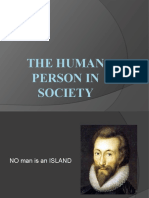 The Human Person in Society