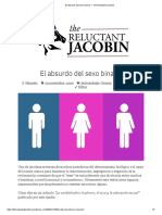 El Absurdo Del Sexo Binario - The Reluctant Jacobin