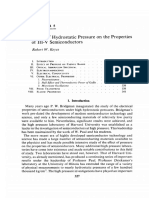 The Effects of Hydrostatic Pressure On The Properties 111-V Semiconductors