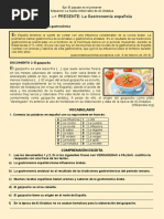 S4. - PRESENTE - La Gastronomía Española