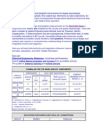 Electrical Engineering Formulas