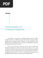 Comunicación Cuidados Paliativos Ensayo