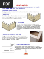 (I) Corner Angle Joints