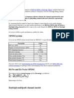 BER For BPSK in OFDM With Rayleigh Multipath Channel