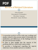 Review of Related Literature