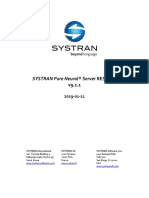 Systran Pure Neural Server Rest API