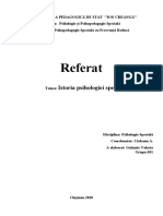 Grițunic V .Istoria Psihologiei Speciale