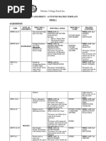 Unit Assessment Template Grade 9 English