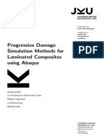 Progressive Damage Simulation Methods For Laminated Composites Using Abaqus