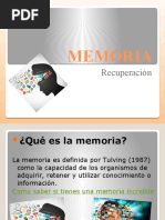 MEMORIA Recuperacion