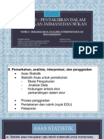 Pjms3083 - Topik 8 Pemarkahan, Analisis, Interpretasi Dan Penggereden