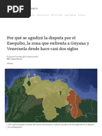 Por Qué Se Agudizó La Disputa Por El Esequibo, La Zona Que Enfrenta A Guyana y Venezuela Desde Hace Casi Dos Siglos - BBC News Mundo