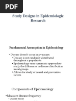 Epidemiological Study Designs