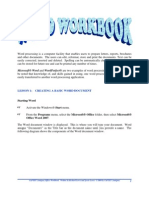 CaFSET (Antigua) Office Workbook - Sixth Edition - Word Sample Pages