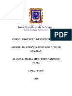 Proyecto de Investigación