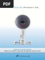 Pentacam AXL - Manual de Instrucciones