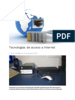 Tecnologías de Acceso A Internet