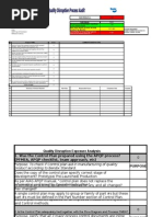 Quality Disruption Process Audit