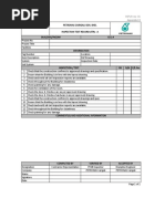 Petronas Carigali Sdn. Bhd. Inspection Test Record (Itr) - A