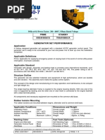 Diesel Power 50Hz Open Type Generator Set