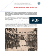 Conflictos Importantes Que Transcurrieron Durante La Guerra Civil Española