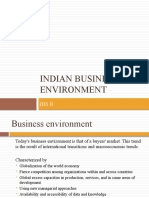 Indian Business Environment: Ibs B