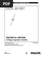 Data Sheet: 1N4728A To 1N4749A