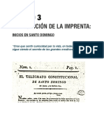 4-Unidad 3 - La Imprenta Inicios en Santo Domingo