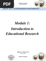 Module 1 Action Research in Mathematics