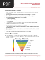 Hazard Communication and Hazardous ES-RQ-191