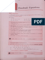 Chapter 5 Quadratic Equations