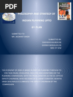 Philosophy and Strategy of Indian Planning Upto 6 Plan