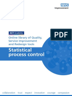 Statistical Process Control: Online Library of Quality, Service Improvement and Redesign Tools