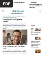 Emotional Intelligence Toolkit - HelpGuide