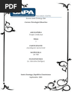 TAREA 1 Terapia Conductual