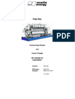 Peter Barr: Technical Specification and Scope of Supply MTU 20V4000 GS GG20V4000A1