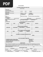 Customer Information Sheet