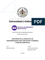 Influencia de La Solidez en Un Aerogenerador Vawt Con Rotor H-Darrieus y Perfiles Simétricos.