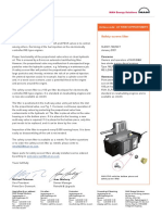 Service Letter SL2021-709/MET: Safety Screen Filter