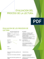 Evaluacion Del Proceso de La Lectura