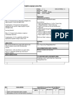 Daily English Language Lesson Plan: Content Standard