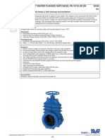 Avk Resilient Seated Flanged Gate Valve, PN 10/16, Bs en 1074-2, CTC 55/66