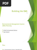 Building The EMS - Plan 2