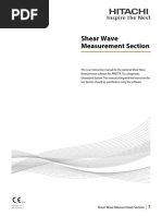 Shear Wave Measurement Section