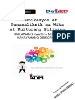 Komunikasyon Q2 M6 Kakayahang Diskorsal Version4