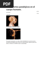 Movimientos Paradojicos en El Cuerpo Humano