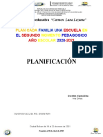 Planificacion de Segundo Momento Pedagogico 2020-2021 1er Grado Semana Del 18 Al 22 de Enero