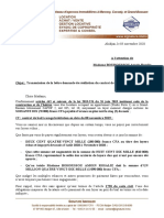 Courrier de Résiliation de Contrat BOHOUSSOU Amoin Rosalie